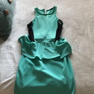 Turquoise dress